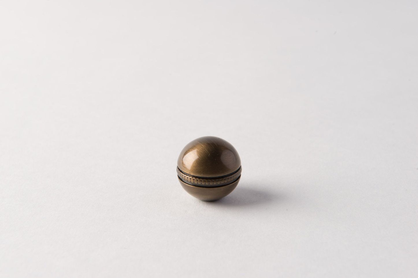 Antique Brass Beaded Ball 25mm